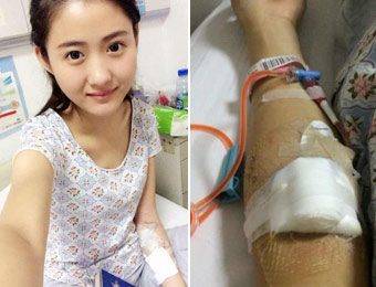 兩年間母親爺爺離世 19歲少女腫瘤晚期笑對(duì)病魔