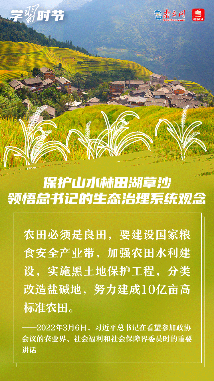 學(xué)習(xí)時節(jié)｜保護(hù)山水林田湖草沙 領(lǐng)悟總書記的生態(tài)治理系統(tǒng)觀念