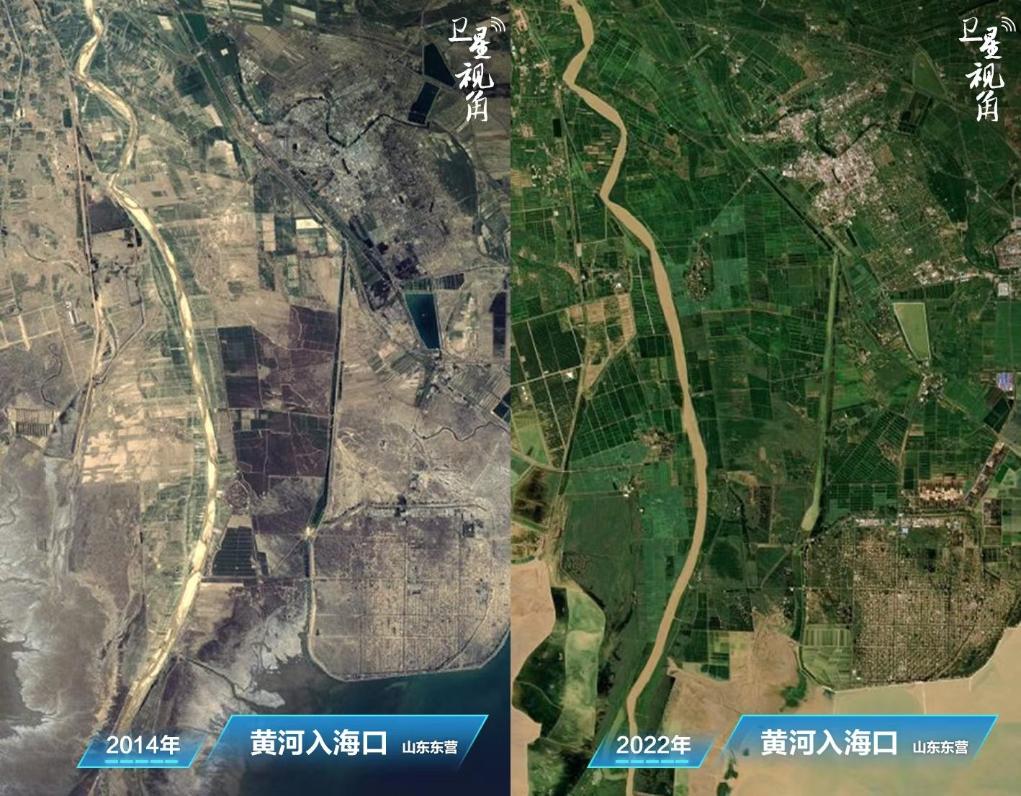 衛(wèi)星視角｜跟隨總書記足跡，看母親河生態(tài)之變
