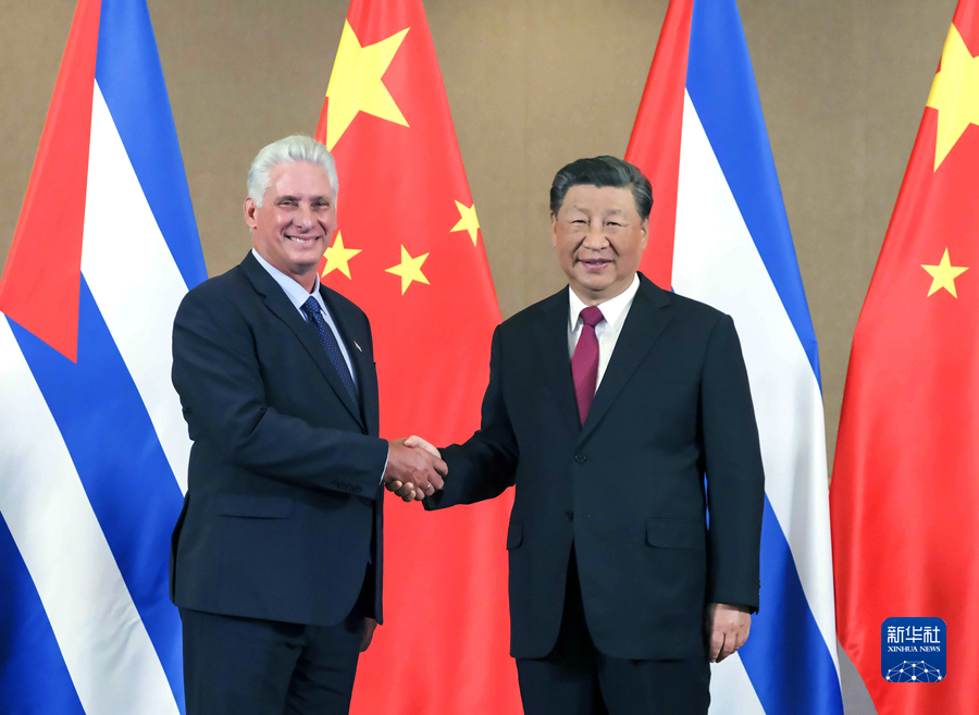 習(xí)近平會(huì)見古巴國家主席迪亞斯-卡內(nèi)爾