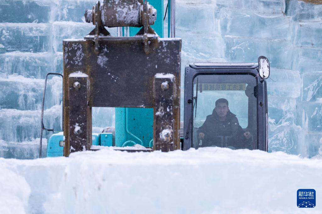 啟用存冰：第二十六屆哈爾濱冰雪大世界冰建施工將拉開帷幕