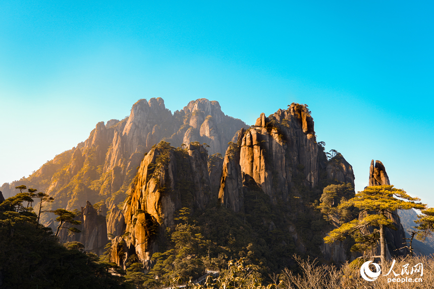 上饒三清山：日落盛景 引人入勝