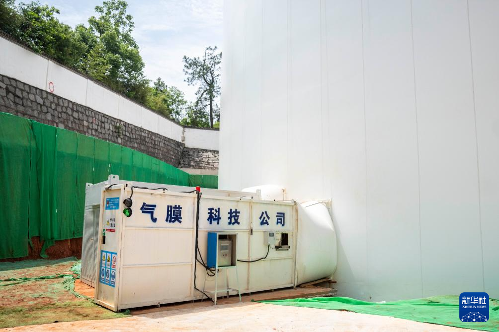 探訪我國首批五座9000噸級氣膜糧倉